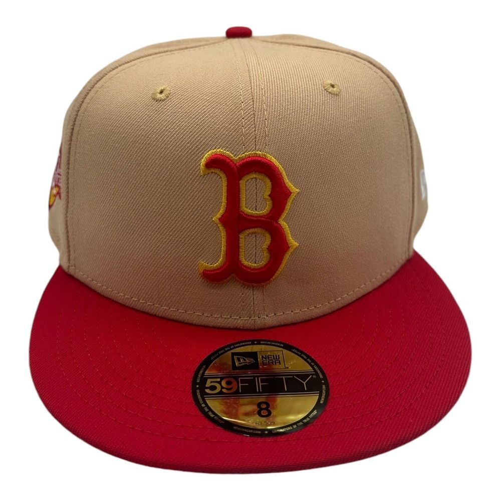 New Era 59Fifty Boston Red Sox Candied Pecan Hat 8 Fenway‎ Park 90th Anniversary - Picture 2 of 9